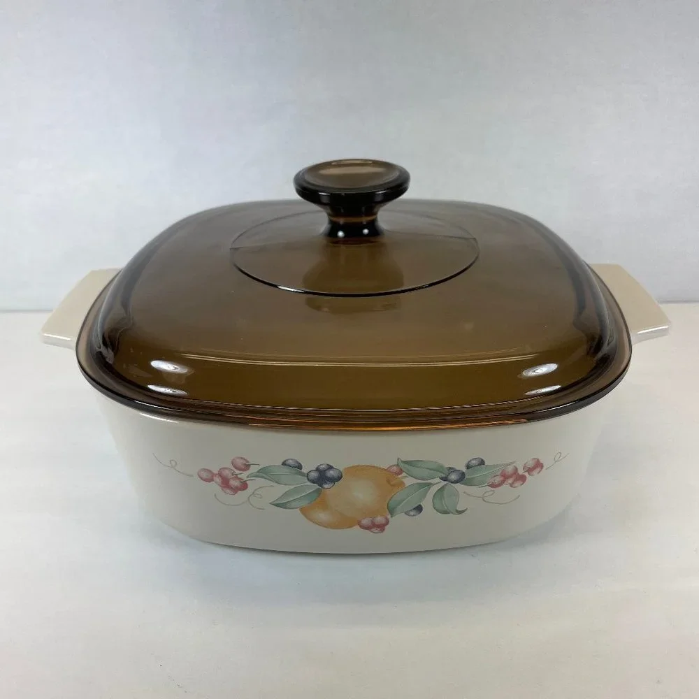 Corning Ware Abundance Fruit Casserole 2 Quart